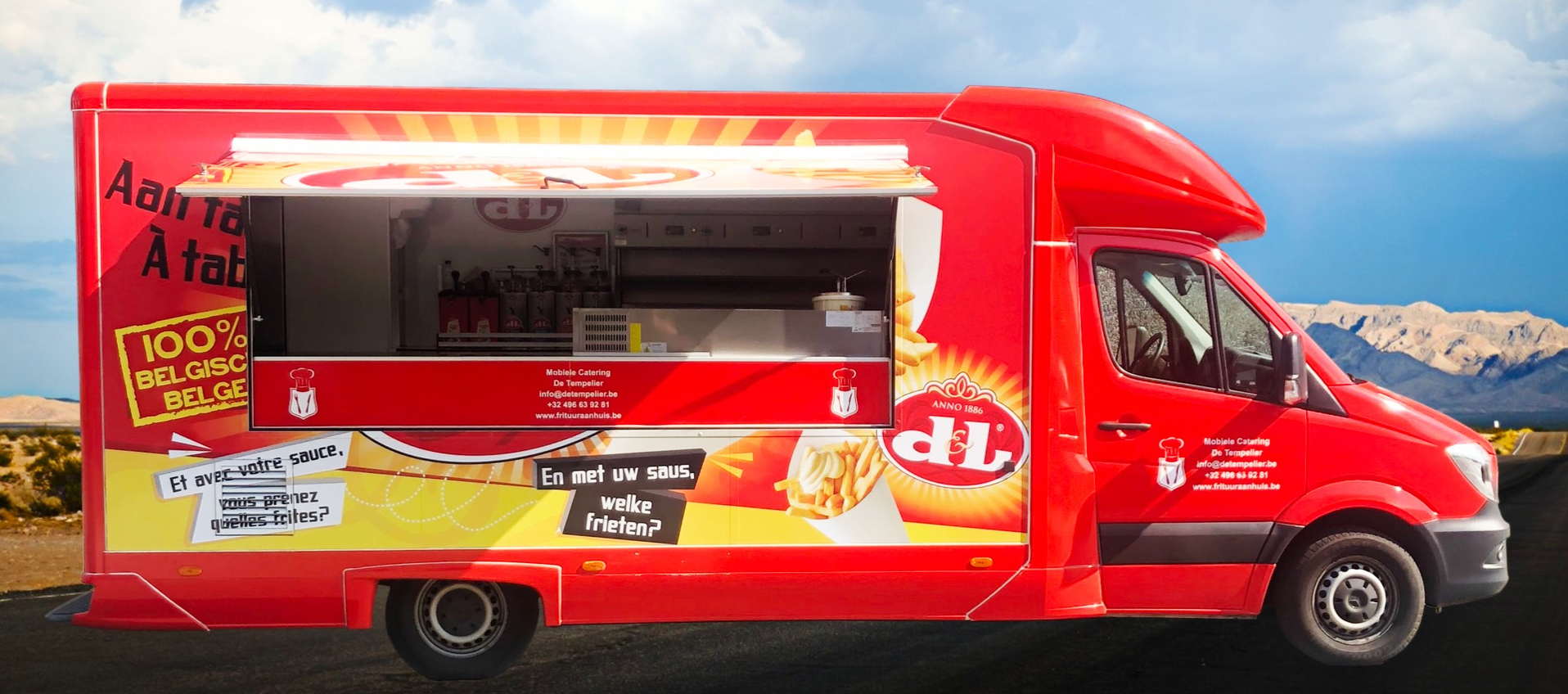 Devos Lemmens Foodtruck Frituurwagen Devos Lemmens Foodtruck Frituurwagen